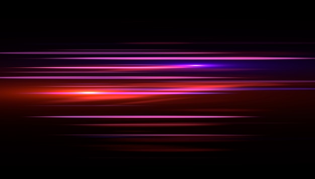 Light streak fast effect. Abstract background speed.