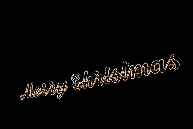 Light Text Merry Christmas Background with Copy space