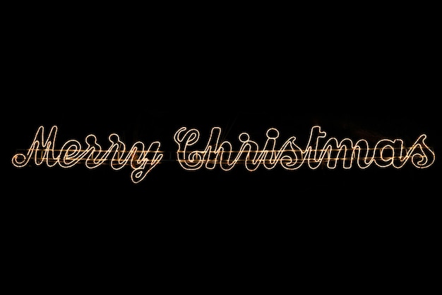 Light Text Merry Christmas Background with Copy space