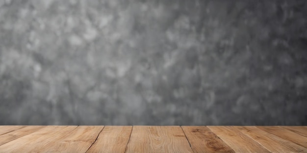 Light wood table top on blur white gray abstract background can be used for display or montage your products