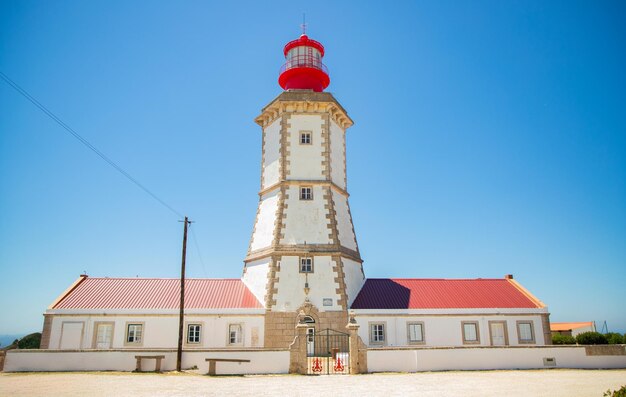 Photo lighthouse farol do cabo espichel cabo espichel sesimbra alentejo portugal