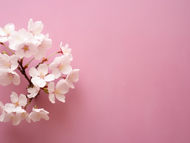 Lightly textured plain pink background Small white