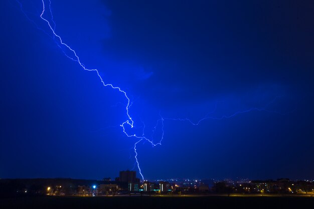 Lightning hits the house