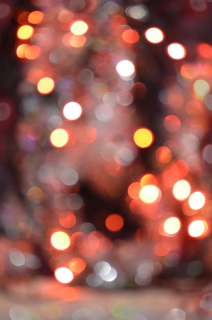 Lights blurred bokeh