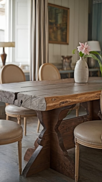 Ligneous background dark brown table surface rustic wood texture