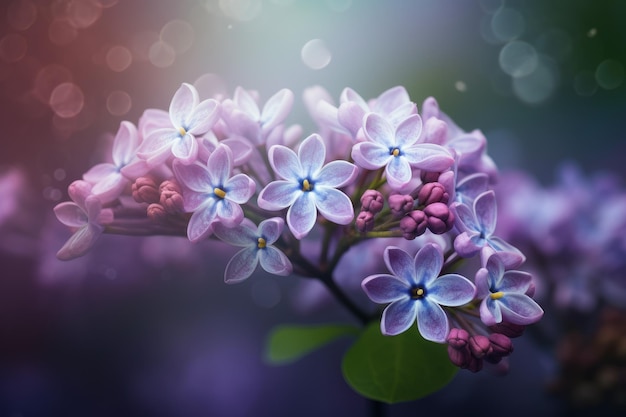 Lilac flowers Generate AI