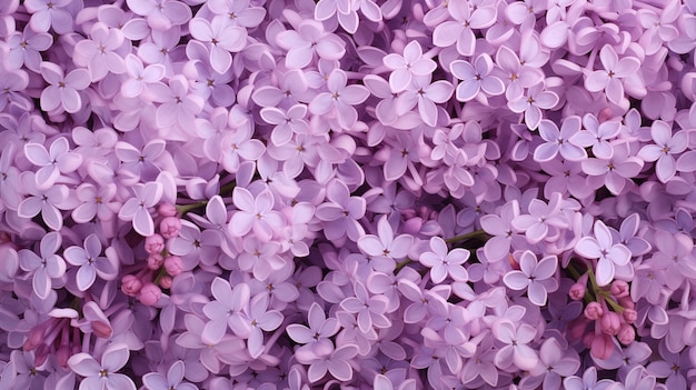 Photo lilac flowers texture background desktop wallpaper copy space horizontal format