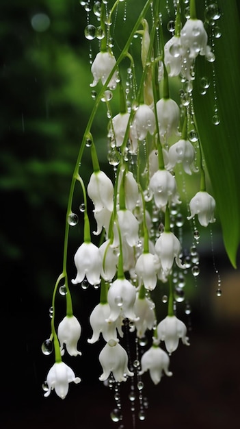 Lily of the valley flowers wallpaper