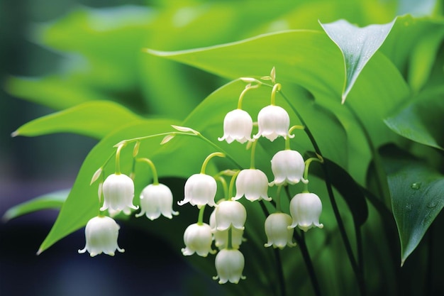 Lily of the valley is a kind of perennial herbaceous plant known as may bells our lady s tears