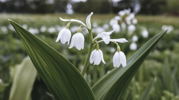 Photo lily of the valley