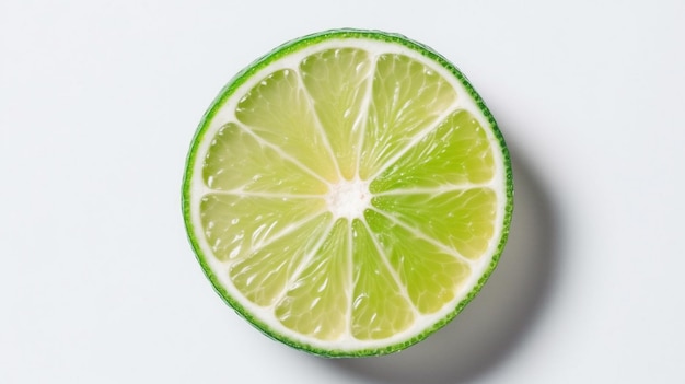 Lime isolated on white background