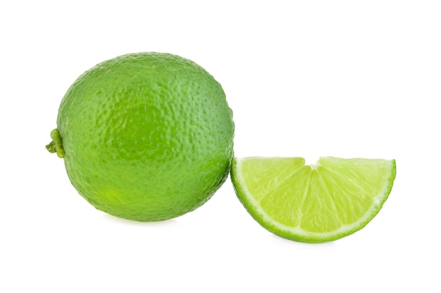 Lime isolated on white background