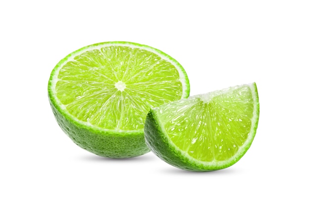 Lime isolated