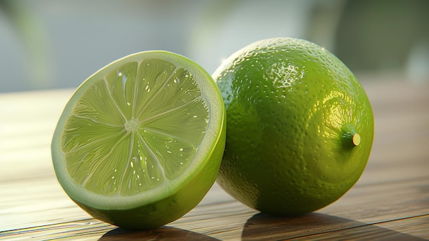 lime realistic photo