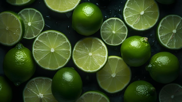 Limes are a common ingredient in the diet.