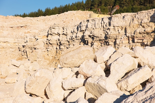 Limestone in the development of rock