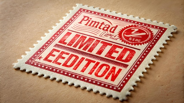 Photo limited edition stamp