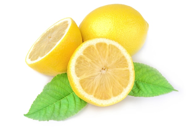 Limon isolated on a white background with clipping path