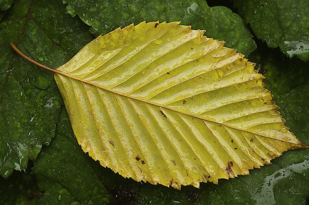 Photo linden leaf color art nature inspired artwork for leaf enthusiasts