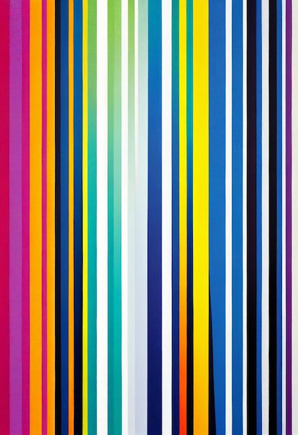 Photo lines of multicolored threads on a white background splash ai generated