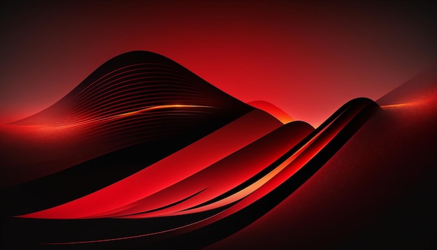 lines and red background