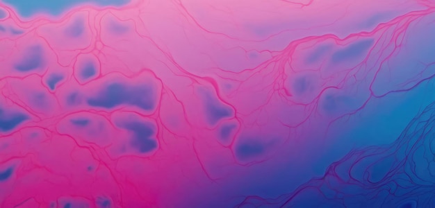 Lines and spots of background gradient of blue and bright pink colors