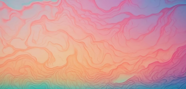 Lines and spots of background gradient of bright pastel colors