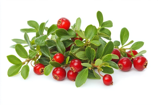 Photo lingonberry isolated on a white background