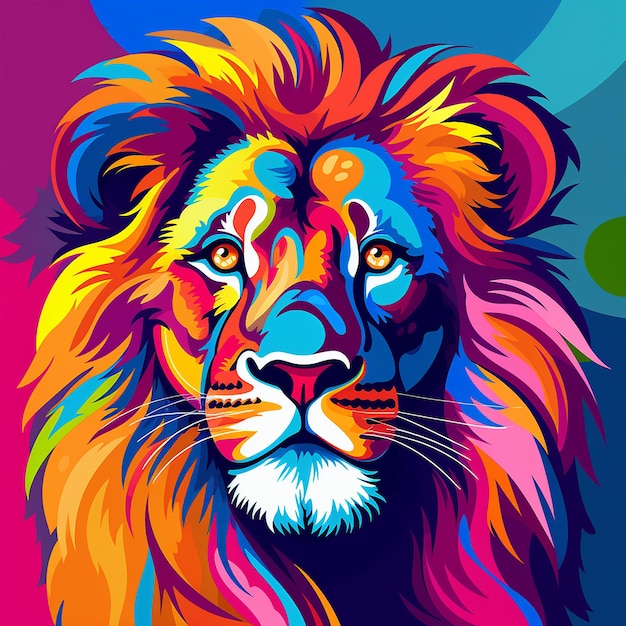 Lion Art Kids Coloring Book