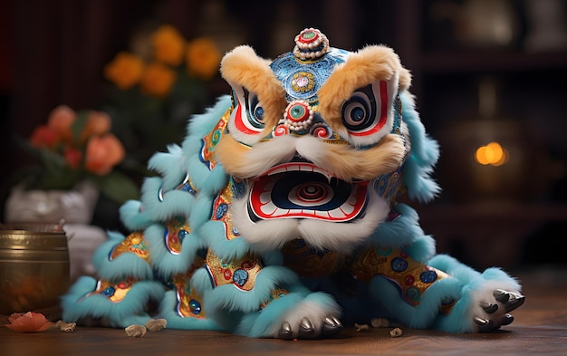 Lion chinese dance