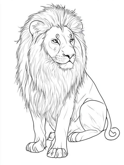 Lion Coloring Page