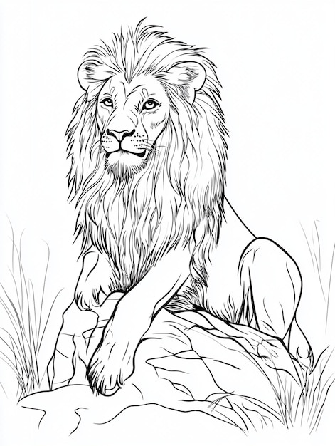 Lion Coloring Page