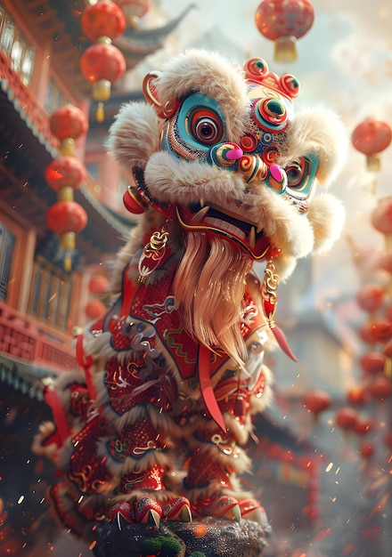 Lion dance