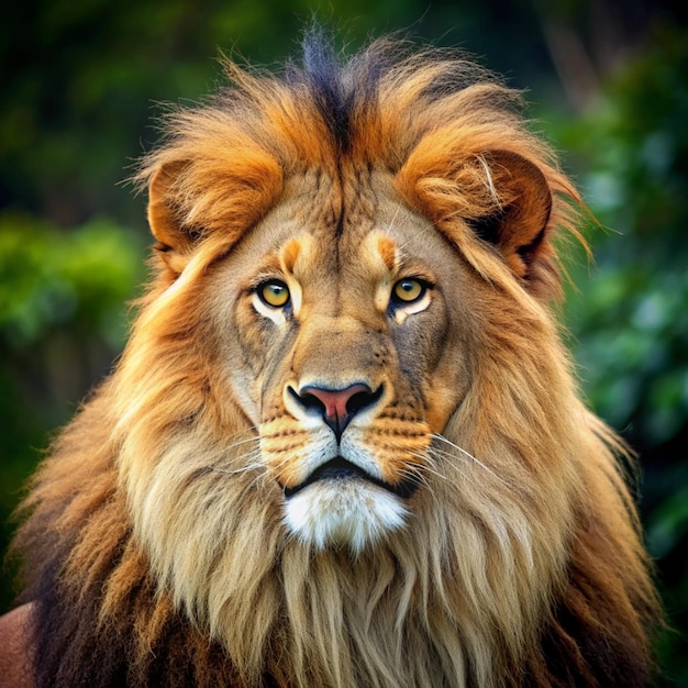 lion face