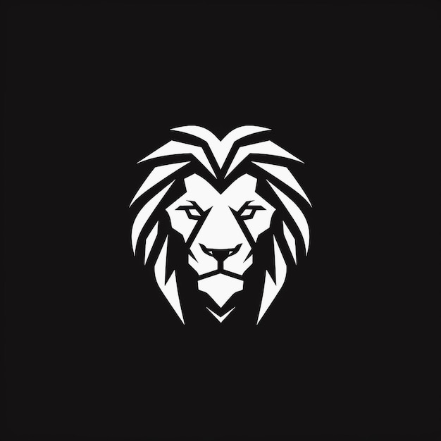 Lion illustration template Premium Vector