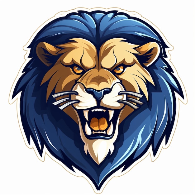 lion logo cartoon