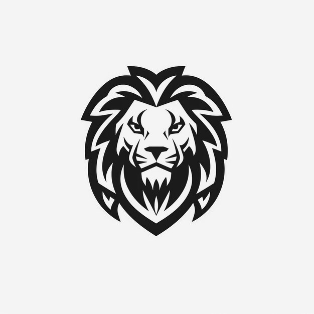 Lion Minimalist and Simple Silhouette Vector illustration