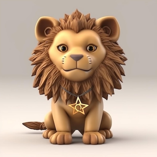 lion wearing the star of david necklace funko realistic