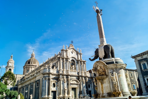 Liotru and Cathedral in Catania, Sicily