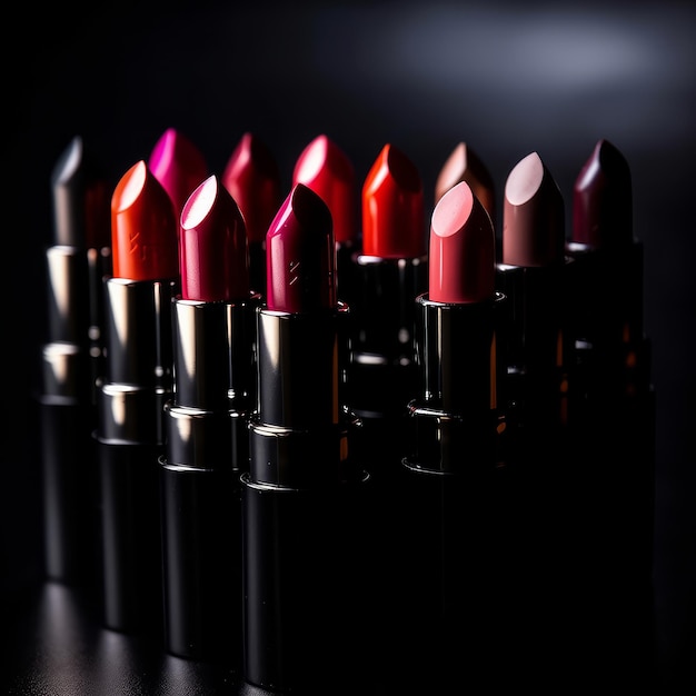 Lipstick collection Illustration AI GenerativexA