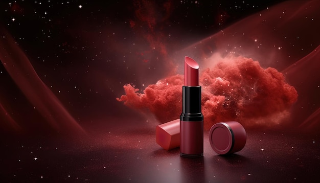 Lipstick for mockup design and branding presentation