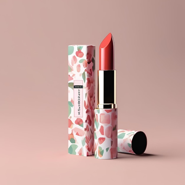 Photo lipstick mockup