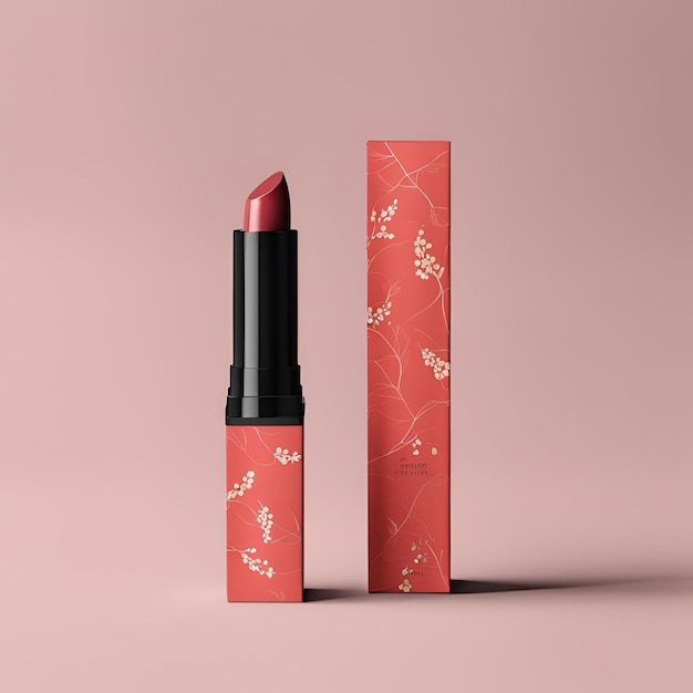 Photo lipstick mockup