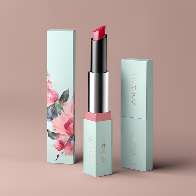 Photo lipstick mockup