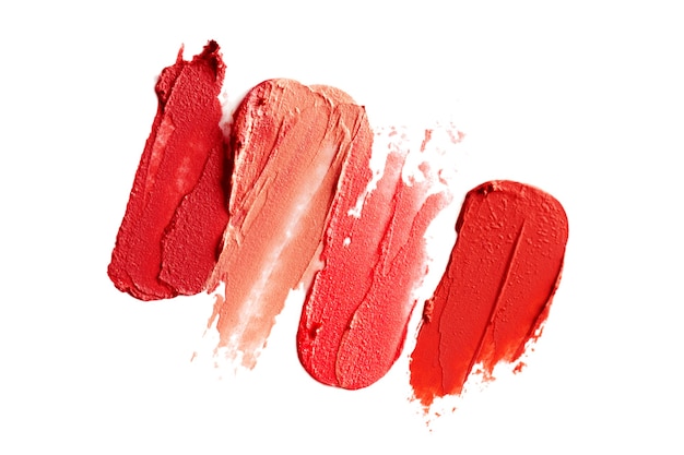 Lipstick on white background