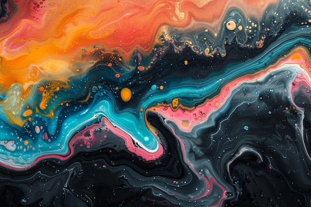 Liquid Art Gradient Background Set