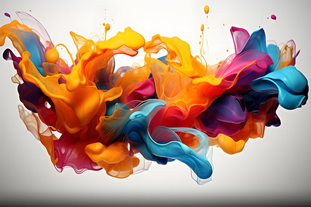 Liquid Ink in Motion