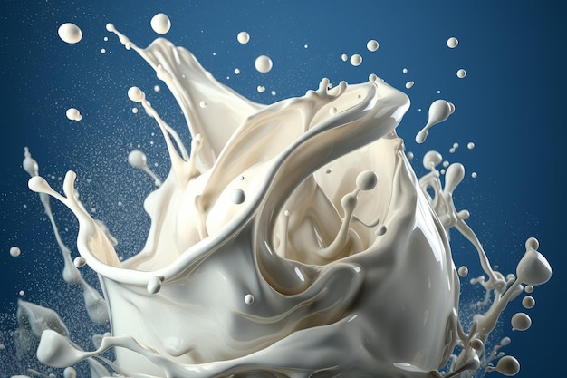 Liquid milk Generate Ai