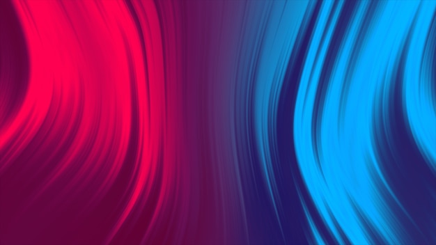 Liquid red and blue color abstract background. Fluid gradient animation 4k