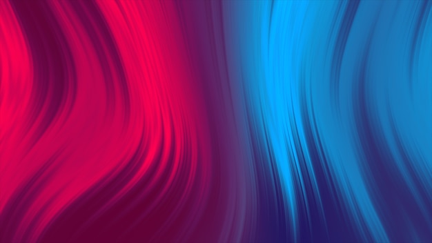 Liquid red and blue color abstract background. Fluid gradient animation 4k